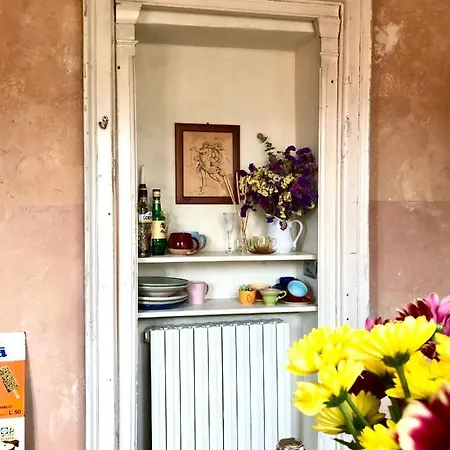 Charming And Design Attic Loft In Coolest Area Navigli Ticinese 아파트 *