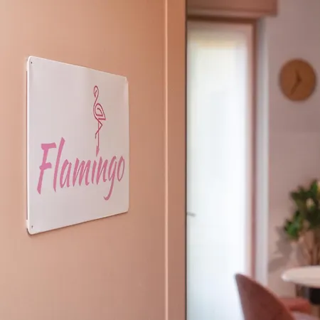 Pink Flamingo Balcony By Station *