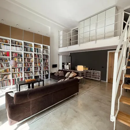 Ampio Loft Su Due Livelli Con Giardino