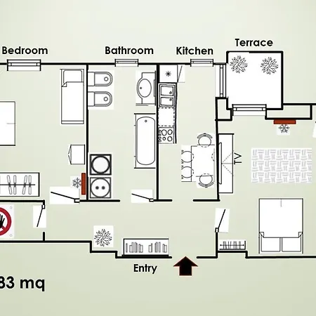 Garden Procaccini Апартаменты