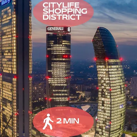 Citylife Apartment- Metro Access - 2 Bedrooms Lägenhet Milano