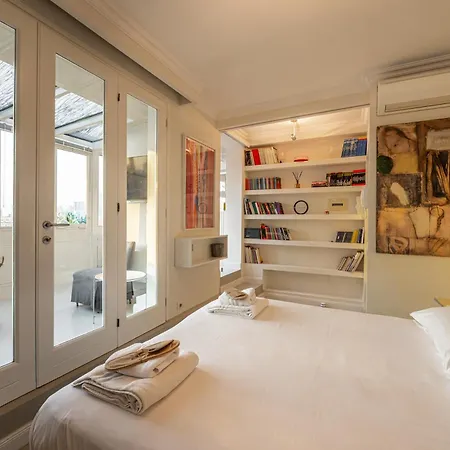 Luxury Penthouse With Jacuzzi & 360 View Rooftop Apartman Milánó