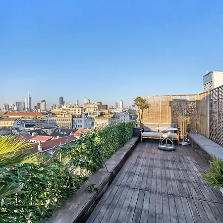 Luxury Penthouse With Jacuzzi & 360 View Rooftop Apartman
