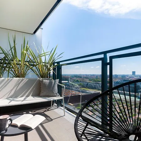 With Panoramic View Of And Public Free Parking Lot Милан