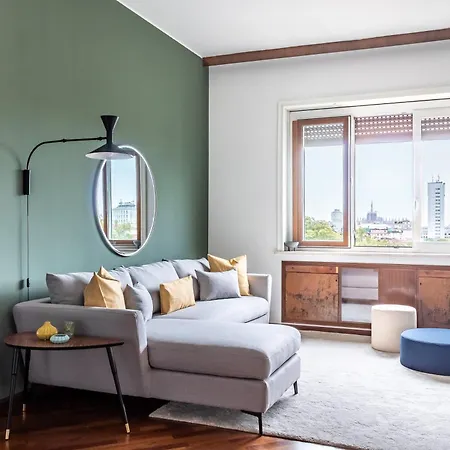 Apartman Trilocale Vintage Vicino A Con Vista Panoramica Sul Duomo Milánó
