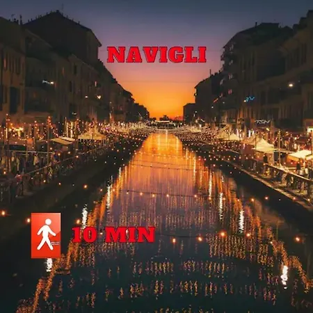 Navigli 5 Stelle Free Wifi Ac Netflix * Milánó