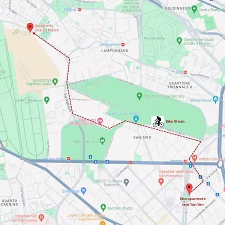 One Bedroom Near San Siro In Daire