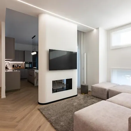 White House Con Posti Auto Apartman Milánó