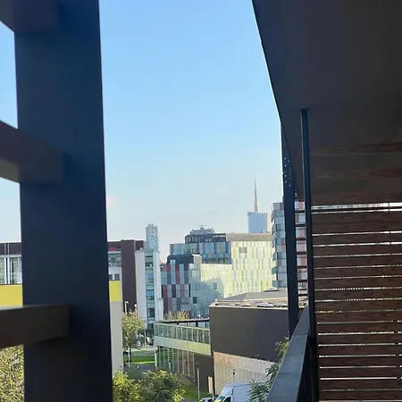 Giax Tower Premium Modern Milanese Flat With Gym Pool View & Box * Milano