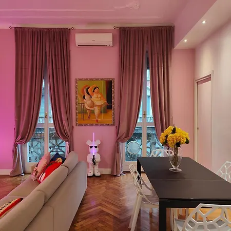 9 Guests 2 Together 2 And 3 Floor With, 4 Bedrooms, 4 Baths In Downtown With Ac, Wifi And Subway M1 M2 Airport Connected Апартаменты Милан