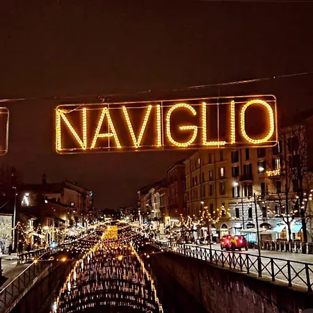 Navigli Metro4-tram2-naviglio Grande شقة *