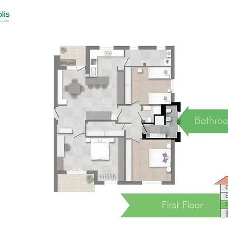 San Siro - Modern & Stylish 3 Bedroom With 2 Balconies Lotto Mm1-mm5 By Rentopolis