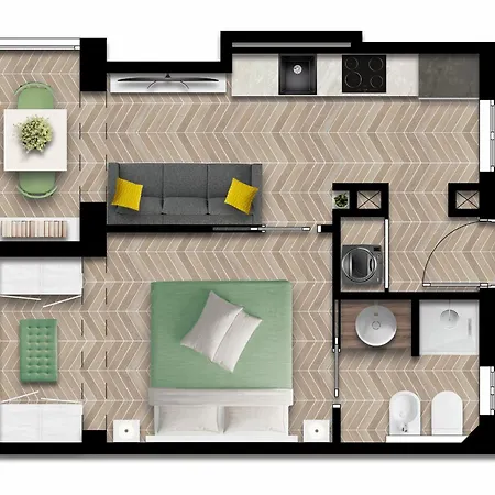 Portaverde Miniloft - Affitti Brevi Italia Milánó