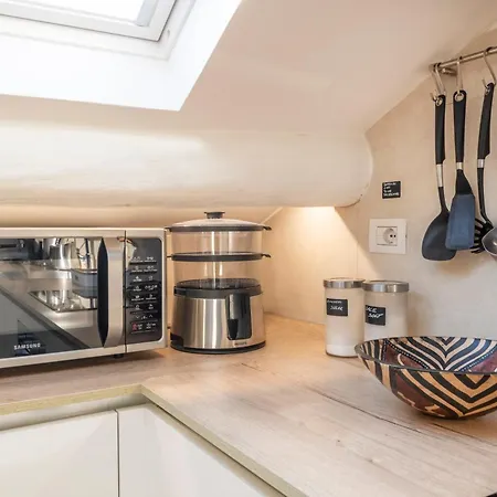 Bright Penthouse Attic In The Heart Of Apartman *