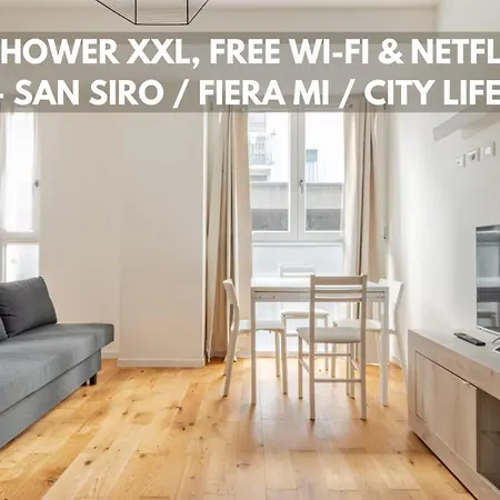 Apartment Crystal Mi With Xxl Shower Mailand