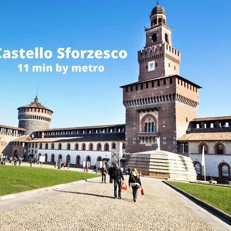 Duomo 10min Shopping&relax Fast Wifi & Balcony 公寓 米兰