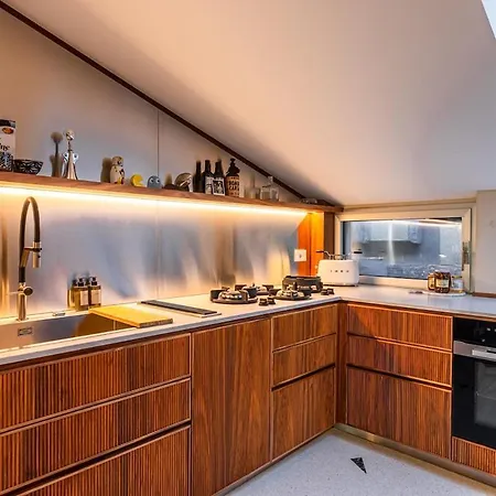 Moscova Elegance And Modern Design With Rooftop Lägenhet *