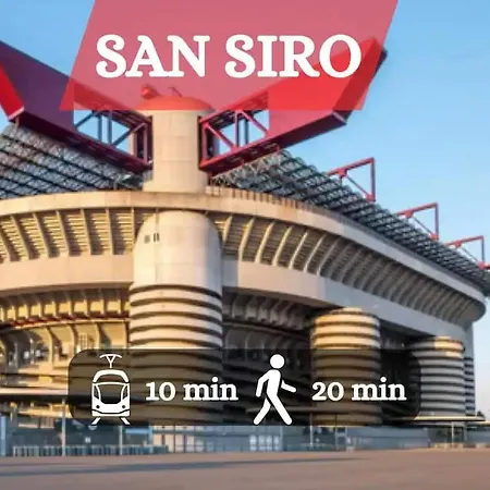 San Siro-a 10 Min A Piedi Da San Siro Con Wifi Apartmán Milán