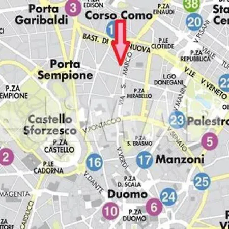 アパート Brera Luxury Design District - Via Solferino ミラノ