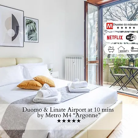 A 10 Min Dal Duomo - Trilocale Moderno Con 3 Letti E 2 Bagni In Citta Studi Apartman