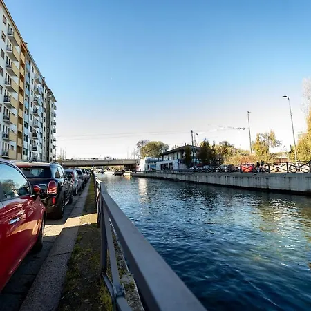 Sul Naviglio - Design Moderno E Comfort A Lägenhet