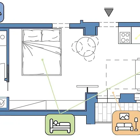 Stayeasy Crivelli - Stylish Studio, Duomo Walking * Milano