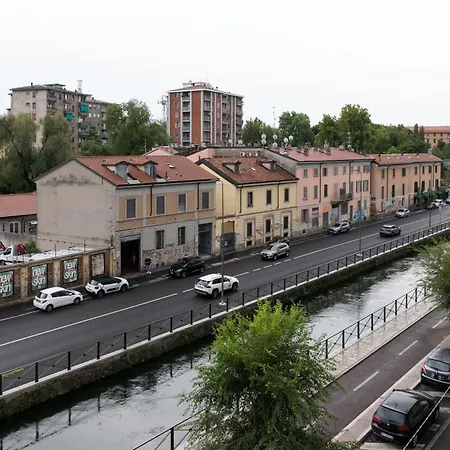 Vivace Bilocale Con Vista Sul Naviglio -mirable Pm Lägenhet Milano
