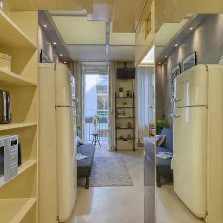 شقة Cerva - Cozy 1 Bedroom With Balcony In San Babila By Rentopolis *