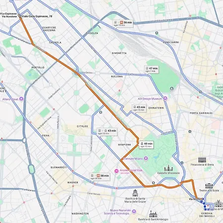 Апартаменты In Certosa, Milan, Near The Center *