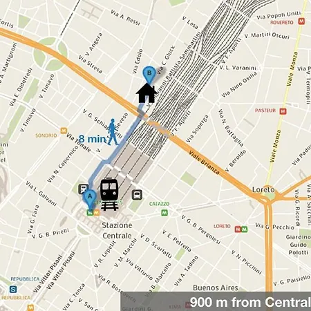 Il Loft Della Via Gluck - Next To Station Apartament