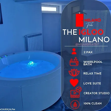 The Igloo -luxury Eclectic - Jacuzzi - Milanoflats Chalet Milan