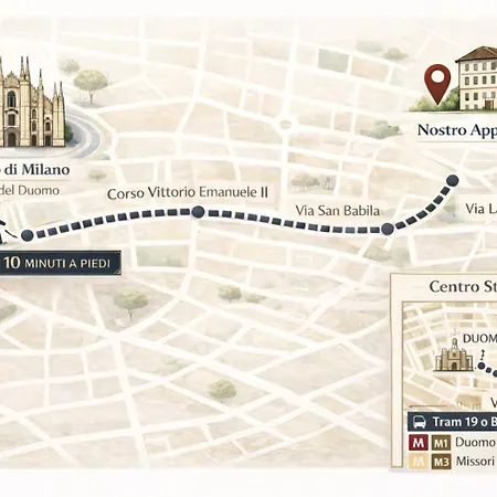 아파트 Comecasa 2 Bdr 450mt From Duomo 밀라노