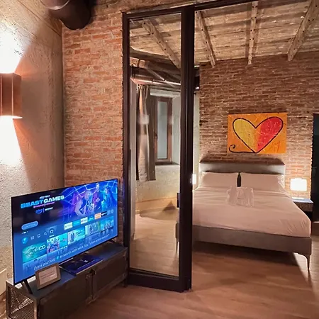 Orange Moon Vibrant Modern Luxury Loft