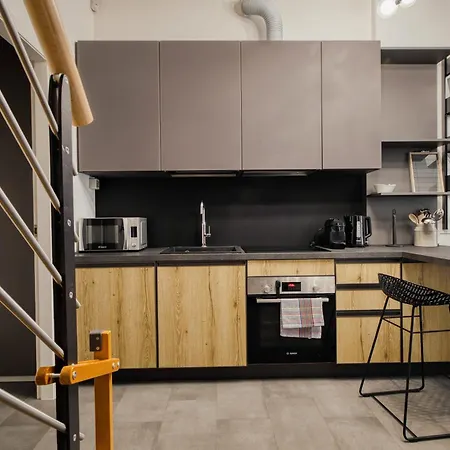 Apartman Just Urban - Design Loft 2 Bathrooms And Balcony - 9 Min M4 Duomo Milánó