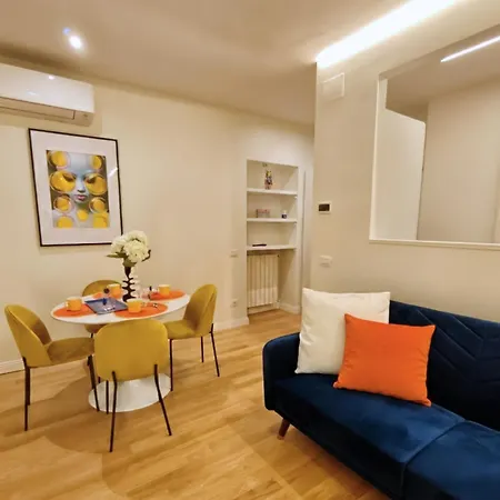 Chic Liberty Flat In Porta Venezia Center, Subway 1 Min, Ac, Wifi