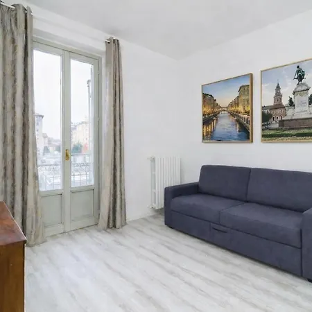 شقة In The Heart Of Charm And Comfort On The Navigli *