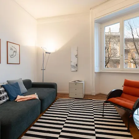 Chic Design 80 Sqm - Sleeps 6 - Metro 2 Min * Milano