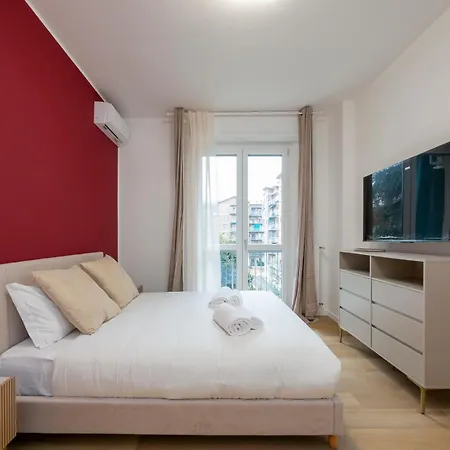 Luminoso E Moderno Vicino Metro Apartamento *