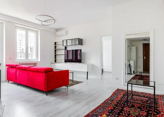 Guesthost - Garibaldi & Gae Aulenti Modern With Private Parking! Milaan