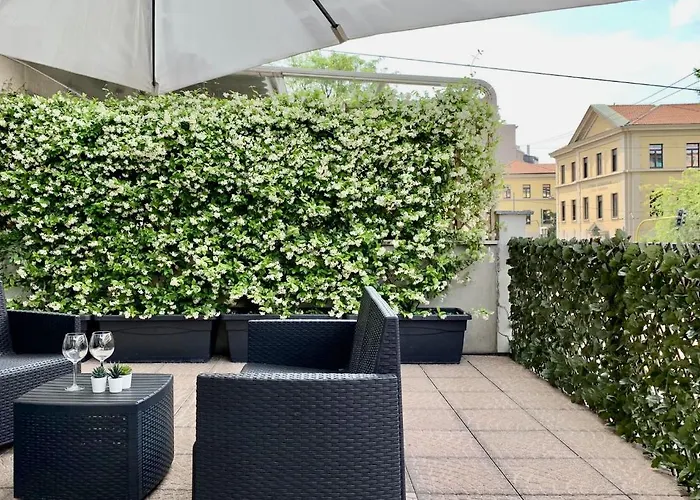 Bright Terrace In