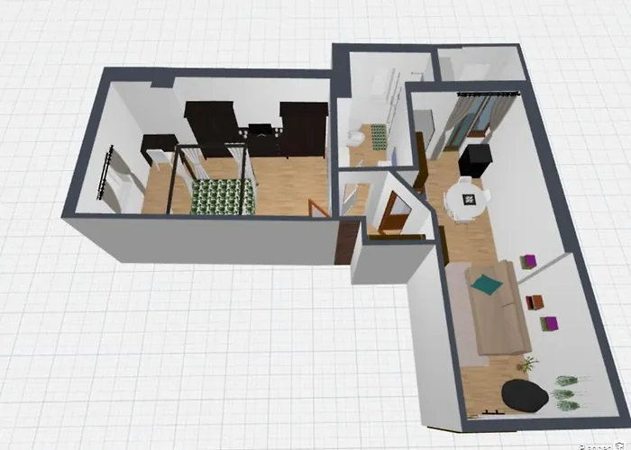 ! Esotico ! Letto Baldacchino - Metro 5 Min - 50mq Apartman