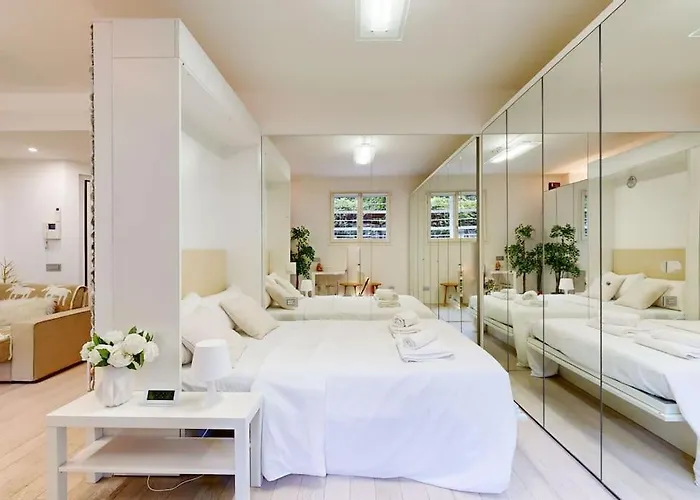 公寓 Mirrors House Chic In The City Center *