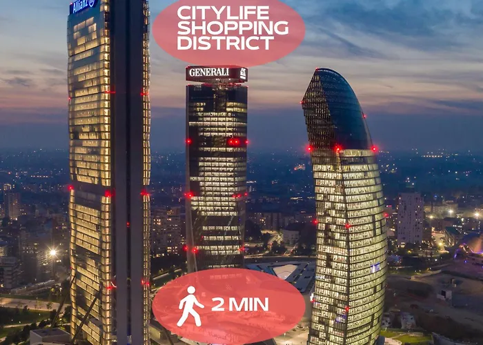 Citylife Apartment- Metro Access - 2 Bedrooms Lägenhet Milano
