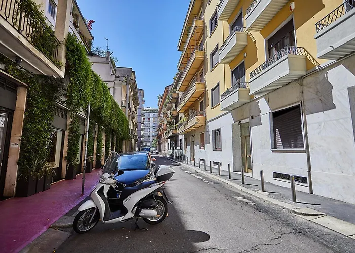 Moderno Trilocale Moscova Brera Lägenhet Milano