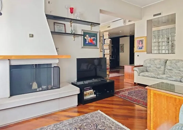 Apartman Elegante Attico Con Terrazza - Porta Venezia Milánó