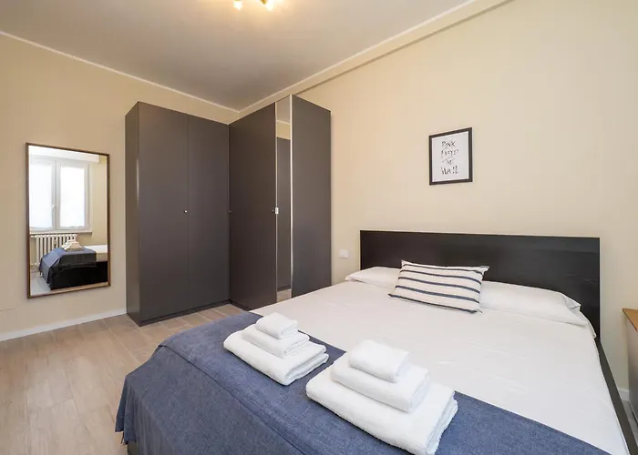 Apartmán Modern 2br With Private Balcony, Steps To Metro Milán