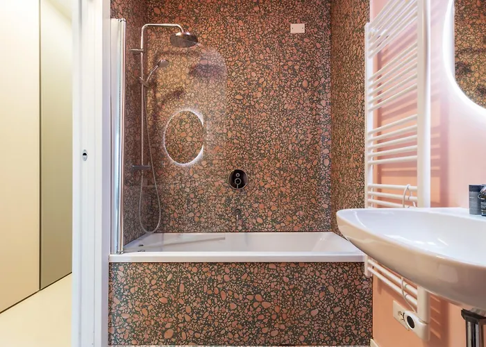 Bilocale Design Con Terrazza - De Angeli Milánó