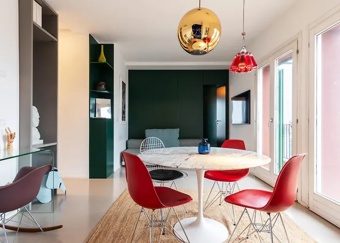Bilocale Design Con Terrazza - De Angeli * Milánó