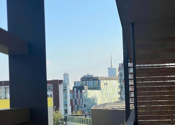 Giax Tower Premium Modern Milanese Flat With Gym Pool View & Box * 밀라노
