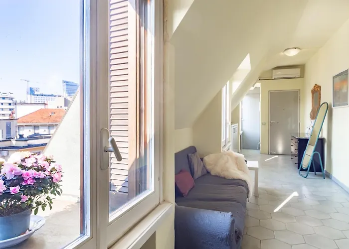 Repubblica-stazione Big House Skyline View 4 Pax Check In H24 Апартаменты Милан